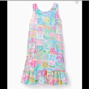 LILLY PULITZER- Kristen Flounce Dress Multicolor Size XXL